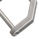 Maxbell 1PC Lock Buckles Keyring Lightweight Titanium Alloy Sturdy for Hiking S - Aladdin Shoppers