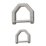 Maxbell 1PC Lock Buckles Keyring Lightweight Titanium Alloy Sturdy for Hiking S - Aladdin Shoppers