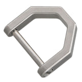 Maxbell 1PC Lock Buckles Keyring Lightweight Titanium Alloy Sturdy for Hiking S - Aladdin Shoppers