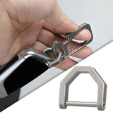 Maxbell 1PC Lock Buckles Keyring Lightweight Titanium Alloy Sturdy for Hiking S - Aladdin Shoppers