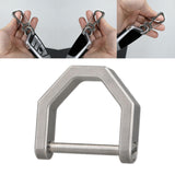 Maxbell 1PC Lock Buckles Keyring Lightweight Titanium Alloy Sturdy for Hiking S - Aladdin Shoppers