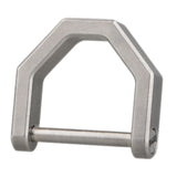 Maxbell 1PC Lock Buckles Keyring Lightweight Titanium Alloy Sturdy for Hiking L - Aladdin Shoppers