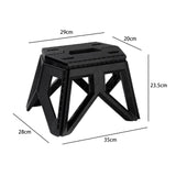 Maxbell Camping Chair Seat Furniture Lightweight Folding Stool for Outdoor Black - Aladdin Shoppers