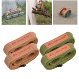 Maxbell 2x2x Luggage Strap Suitcase Accessories for Travel Hiking Tent Awning Storage khaki