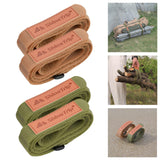 Maxbell 2x2x Luggage Strap Suitcase Accessories for Travel Hiking Tent Awning Storage khaki
