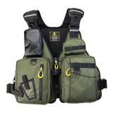 Maxbell Life Jacket Sailing Water Ski Professional Kayaking Fishing Vest for Men Green - Aladdin Shoppers