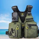 Maxbell Life Jacket Sailing Water Ski Professional Kayaking Fishing Vest for Men Green - Aladdin Shoppers