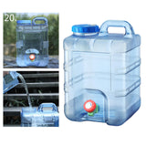 Maxbell 2x20L Capacity Water Container with Faucet Drink Dispenser for Hiking Car