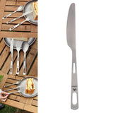 Maxbell Portable Titanium Knife Tableware Outdoor Cutlery for Camping School Fishing - Aladdin Shoppers