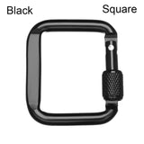 Maxbell 5Pcs Carabiner Clip Backpack Hanger Heavy Duty for Hiking Camping Mountain Black - Aladdin Shoppers