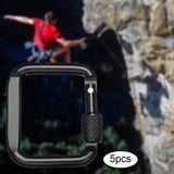Maxbell 5Pcs Carabiner Clip Backpack Hanger Heavy Duty for Hiking Camping Mountain Black - Aladdin Shoppers