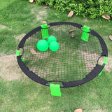 Maxbell Spike Game Set for Kids, Teens & Adults with 3 Balls Playing Net Summer - Aladdin Shoppers