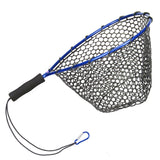 Maxbell Fishing Landing Net No Folding Fish Trap Shrimp Cage Dip Big Fish blue - Aladdin Shoppers