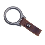 Maxbell 2xOutdoor Titanium Car Key Chain with Key Ring Hang Buckle Tool