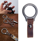 Maxbell 2xOutdoor Titanium Car Key Chain with Key Ring Hang Buckle Tool