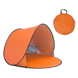 Maxbell Beach Tent Portable Sunshade Waterproof Pop up Tent for Camping Sea BBQ Orange - Aladdin Shoppers