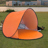 Maxbell Beach Tent Portable Sunshade Waterproof Pop up Tent for Camping Sea BBQ Orange - Aladdin Shoppers