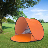 Maxbell Beach Tent Portable Sunshade Waterproof Pop up Tent for Camping Sea BBQ Orange - Aladdin Shoppers