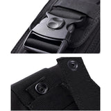 Maxbell Premium ID Cards Holder Key Purse Organizer Pouch Nylon Wallet Black - Aladdin Shoppers