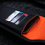 Maxbell Premium ID Cards Holder Key Purse Organizer Pouch Nylon Wallet Black - Aladdin Shoppers