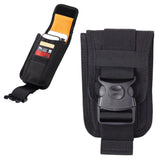 Maxbell Premium ID Cards Holder Key Purse Organizer Pouch Nylon Wallet Black - Aladdin Shoppers