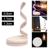 Maxbell 10M Oil Lantern Wick Flat Cotton Wick Oil Lamp Wick Burner with Stitch 0.9cm - Aladdin Shoppers