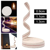 Maxbell 10M Oil Lantern Wick Flat Cotton Wick Oil Lamp Wick Burner with Stitch 0.9cm - Aladdin Shoppers