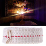 Maxbell 10M Oil Lantern Wick Flat Cotton Wick Oil Lamp Wick Burner with Stitch 0.9cm - Aladdin Shoppers