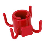 Maxbell 3xBeach Umbrella Hanging Hook Holder Adjustable for Towels Camping Beach red