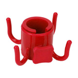 Maxbell 2xBeach Umbrella Hanging Hook Holder Adjustable for Towels Camping Beach red