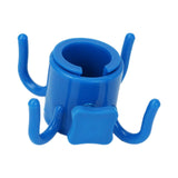 Maxbell 2xBeach Umbrella Hanging Hook Holder Adjustable for Towels Camping Beach blue