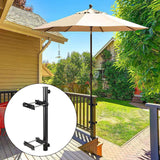 Maxbell Umbrella Mount Holder Photography Accessory for Courtyard Bench Deck Railing - Aladdin Shoppers