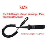 Maxbell Kayak Paddle Leash with Mini Compass Coiled Lanyard Stretchable for Boating - Aladdin Shoppers