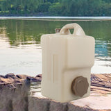 Maxbell Water Container Easy Cleaning Canister Water Tank for Barbecue Camping Beige 19L - Aladdin Shoppers