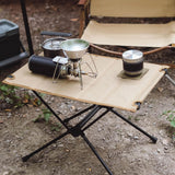 Maxbell Foldable Camping Table Detachable with Storage Bag Portable Desk for Garden Brown - Aladdin Shoppers