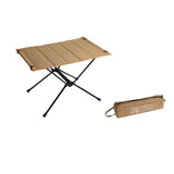 Maxbell Foldable Camping Table Detachable with Storage Bag Portable Desk for Garden Brown - Aladdin Shoppers