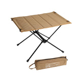 Maxbell Foldable Camping Table Detachable with Storage Bag Portable Desk for Garden Brown - Aladdin Shoppers