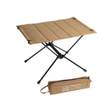 Maxbell Foldable Camping Table Detachable with Storage Bag Portable Desk for Garden Brown - Aladdin Shoppers