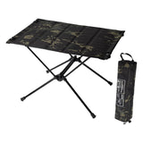 Maxbell Foldable Camping Table Detachable with Storage Bag Portable Desk for Garden Black Green - Aladdin Shoppers