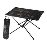 Maxbell Foldable Camping Table Detachable with Storage Bag Portable Desk for Garden Black Green - Aladdin Shoppers