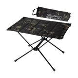 Maxbell Foldable Camping Table Detachable with Storage Bag Portable Desk for Garden Black Green - Aladdin Shoppers