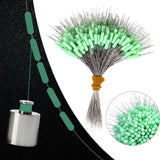 Maxbell 300Pcs Soft Silicone Fishing Bobber Beads Stoppers Connector Cylinder Shape M - Aladdin Shoppers
