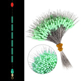 Maxbell 300Pcs Soft Silicone Fishing Bobber Beads Stoppers Connector Cylinder Shape M - Aladdin Shoppers