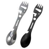 Maxbell Multifunctional Spork Spoon Wrench Portable for Camping Traveling Black - Aladdin Shoppers