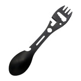 Maxbell Multifunctional Spork Spoon Wrench Portable for Camping Traveling Black - Aladdin Shoppers