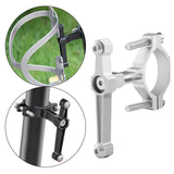 Maxbell 2xBicycle Water Bottle Cage Holder Bike Kettle Rack for Mountain Bikes Silver
