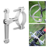 Maxbell 3xBicycle Water Bottle Cage Holder Bike Kettle Rack for Mountain Bikes Silver