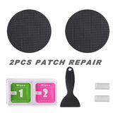 Maxbell Strong Trampoline Repair Patches Fixing Hole Cover Durable Tape 4"x 4" 2 PCS - Aladdin Shoppers