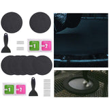 Maxbell Strong Trampoline Repair Patches Fixing Hole Cover Durable Tape 4"x 4" 2 PCS - Aladdin Shoppers