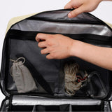 Maxbell Camping Bag Lunch Box Picnic Basket for Tourism Outdoor Activities School Khaki - Aladdin Shoppers